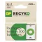 GP ReCyko 200mAh HR22  B2552 NiMh akkumulátor 9V tölthető elem