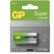   GP SUPER Alkaline LR20/2C G-TECH B01412 1,5V tartós D góliát elem
