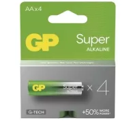   GP SUPER Alkaline LR6/4C G-TECH B01214 1,5V tartós AA ceruza elem