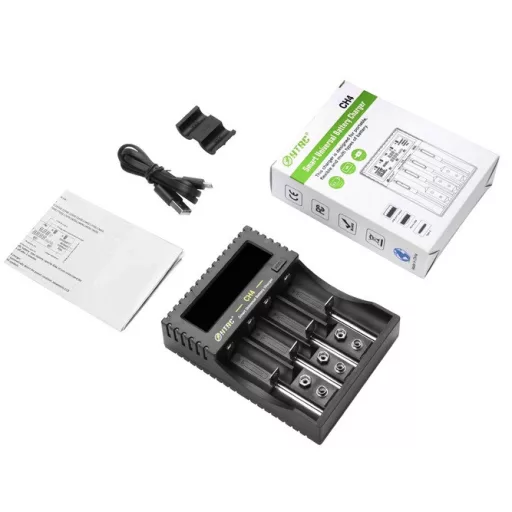 1,2V/9V AAA/AA/9V/NiCD/NiMH 3,6V/3,7V Li-ion akkumulátor töltő