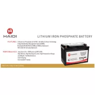   Haidi 12,8V 100Ah HD12.8-100 Lítium vasfoszfát LIFEPO4 akkumulátor