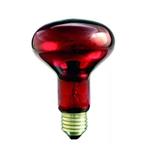 Helios R80 60W E27 vörös Infra izzó