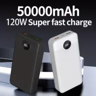 50000mAh LED kijelzős külső akkumulátor Powerbank