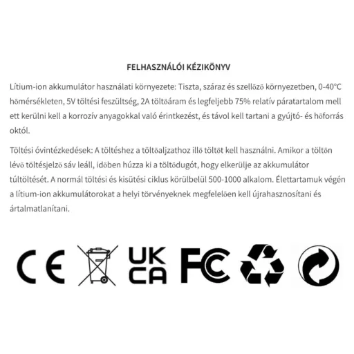 18650 3000mAh 10A bütykös 3,7V Li-ion akkumulátor