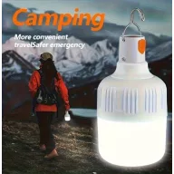 Hordozható újratölthető LED kemping lámpa