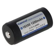 KeepPower 18350 3,7V 1200 mAh Li-ion akkumulátor 10A