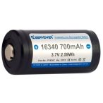 KeepPower RCR123A 16340 3,7V 700mAh Lithium akkumulátor