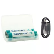   18650 4000mAh 8A védett Keeppower USB-C 3,6V Li-ion akkumulátor