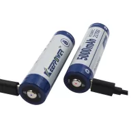   Keeppower védett Li-ion akkumulátor USB-C 3,6V 5000mAh 8A  