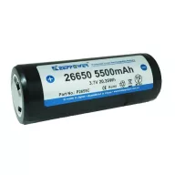  Keeppower 26650 3,6V 5500mAh védelemmel ellátott Li-ion akkumulátor