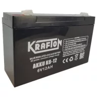 Krafton 6V 12Ah K6-12 zárt ólomsavas zselés akkumulátor