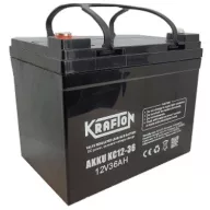 Krafton 12V 36Ah KC12-36 kerekesszék rokkantkocsi akkumulátor