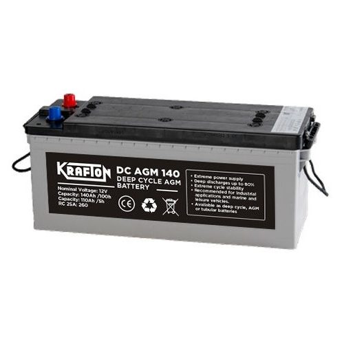 Krafton KCD12-105 12V 105Ah DC AGM elektromos kerékpár akkumulátor