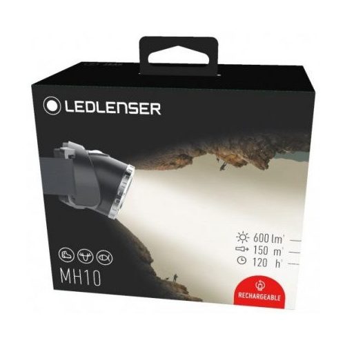 LEDLENSER MH10 501513 18650 600lm tölthető led fejlámpa