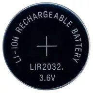 LIR2032 3,6V 45mAh OEM Li-ion gombelem akkumulátor