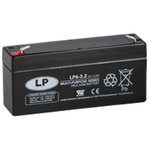 LP Batteries LP6-3.2 6V 3,2Ah zárt ólomsavas akkumulátor
