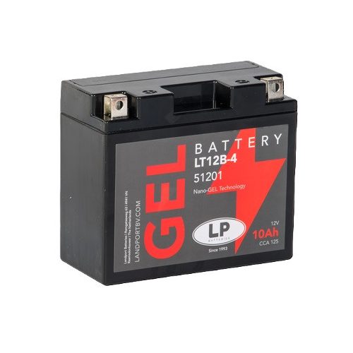 Landport GEL LT12B-4 (YT12B-4, YT12B-BS) 12V 11Ah gondozásmentes GÉL (zselés) motor akkumulátor