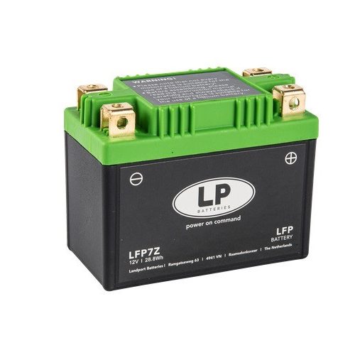 Landport LFP7 12V 2,4Ah 140A YTZ7S Litium motor akkumulátor