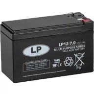Landport 12V 7Ah LP12-7 zárt ólomsavas zselés akkumulátor