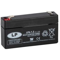 Landport 6V 1,2Ah LP6-1.2 zárt ólomsavas zselés akkumulátor