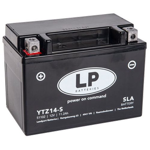 Landport YTZ14S 12V 11,2Ah 200A YTZ14S-BS bal+ motor akkumulátor