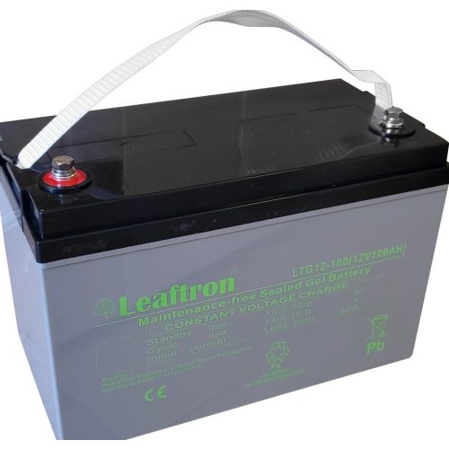Leaftron LTG12-100 12V 100Ah gél akkumulátor