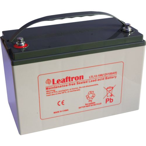 12V 100Ah Leaftron LTL12-100 zselés akkumulátor