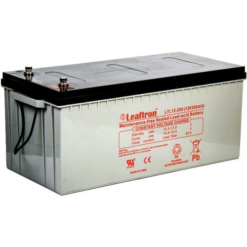 Leaftron LTL12-200 12V 200Ah zárt ólomsavas akkumulátor