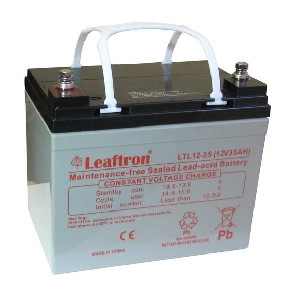 Leaftron LTL12-35 12V 35Ah zselés akkumulátor