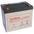 Leaftron LTL12-75 12V 75Ah zárt ólomsavas akkumulátor