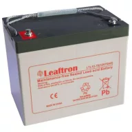 Leaftron 12V 75Ah LTL12-75 Longlife zárt ólomsavas zselés akkumulátor
