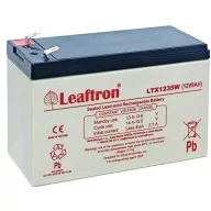 Leaftron 12V 9Ah LTX1235W F2 Highrate zárt ólomsavas zselés akkumulátor