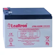  Leaftron 12V 8,5Ah LTXL1235W F2 Highrate / Longlife zárt ólomsavas zselés akkumulátor