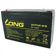 Long 6V 12Ah WP12-6S zárt ólomsavas zselés akkumulátor