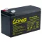 Long 12V 9Ah WP1236W F2 zselés akkumulátor