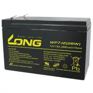   Long 12V 7Ah WP7-12 28W F2 zárt ólomsavas zselés akkumulátor