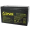 Long 12V 7Ah WP7-12 28W F2 Highrate zárt ólomsavas zselés akkumulátor