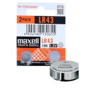 Maxell LR43 AG12 186 1,5V alkáli gombelem