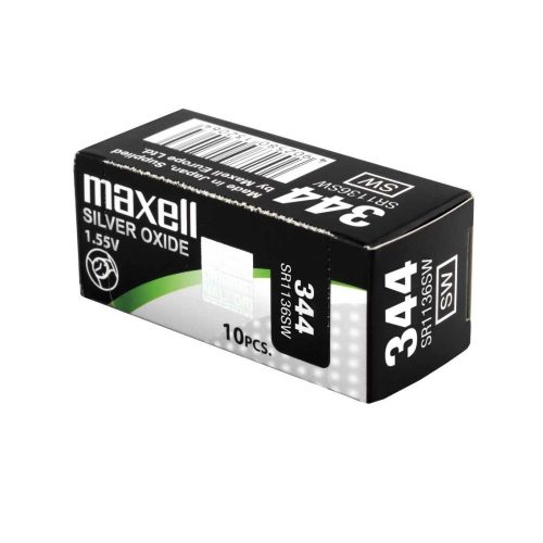 Maxell 344 ezüst-oxid gombelem (SR42,SR1136) 1,55V