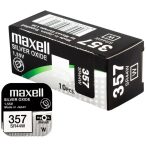 Maxell 357 SR44W ezüst-oxid gombelem