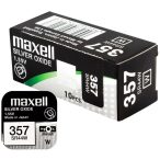   Maxell 357 303 SR44W SR1154W 1,55V Silver Oxide óra gombelem