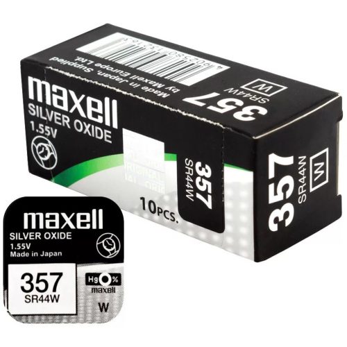 Maxell 357/303 SR44W ezüst-oxid óra gombelem