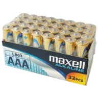 Maxell ALKALINE LR03/32S 1,5V tartós AAA mikro elem