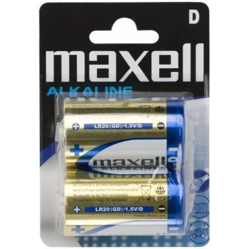 Maxell ALKALINE LR20/2 1,5V tartós D góliát elem