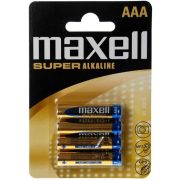 Maxell SUPER Alkaline LR03/4 1,5V tartós AAA mikro elem