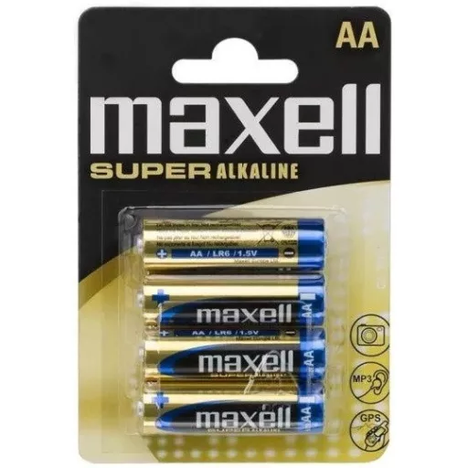 Maxell SUPER Alkaline LR6/4 1,5V tartós AA ceruza elem