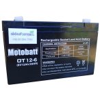 MotoBatt OT12-6 6V 12Ah zárt ólomsavas akkumulátor