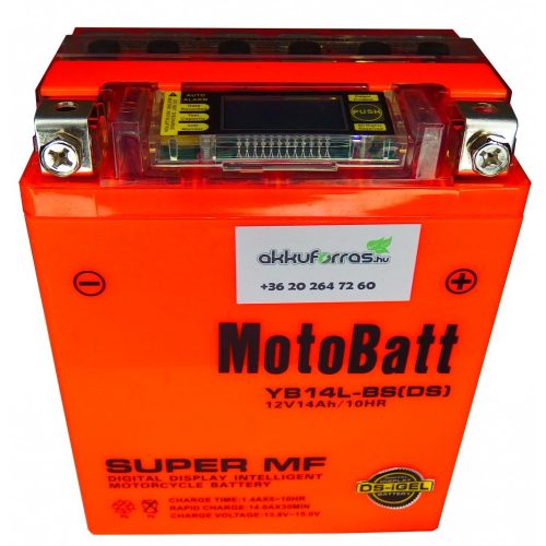 MotoBatt YB14L-BS iGEL 12V 14Ah 220A motor akkumulátor