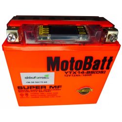 MotoBatt YTX14-BS iGEL 12V 12Ah motor akkumulátor