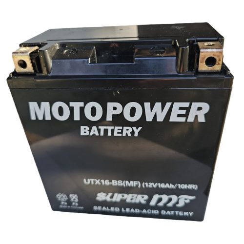 MotoPower UTX16-BS(MF) 12V 16Ah 230A motor akkumulátor